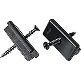 100 Stück WPC Clips, 6 mm Terrassenclips Kunststoff für WPC/BPC Dielen, Versteckte...
