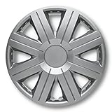 Albrecht 16 Zoll Radkappen silber für Stahlfelgen - Cosmos Radzierblenden aus...