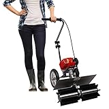 43CC kehrmaschine 2-Takt 1.7 HP Motor Kunstrasenbürste Power Broom Hand-Kunstrasenbürste...