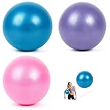 3 Stück Kleiner Pilates-Ball, 25 cm Fitness Ball, Small Pilates Ball, Fitness & Büro...