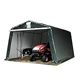 Garagenzelt Carport 3,3 x 4,7 m in dunkelgrün Weidezelt Unterstand Lagerzelt mit PE 450 N...