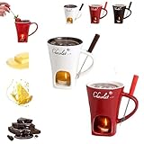 Nocyclonic Schokofondue Tasse,Becher zum Schmelzen von Schokolade,Fondue Schokolade...
