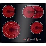 Bomann® Autarkes Ceranfeld mit 4 Kochfelder | Kochfeld Autark mit Slide Control &...