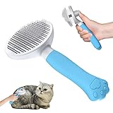 Zivacate 2024 New Katzenbürste Hundebürste[Ergonomischer Griff & Ein-Klick-Reinigung &...