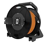 AIXONTEC 50 m Netzwerk Kabeltrommel CABELReel RJ45 Stecker zu RJ-45 Buchse 10...