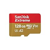 SanDisk Extreme MicroSDXC UHS-I Geheugenkaart 128 GB Met SD Adapter (1 Jaar RescuePRO...