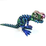 Whattiho 3D-gedrucktes T-Rex-Skelett – Flexibles, bewegliches Dinosaurier Modell mit...