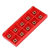 CCMT060204 Wendeschneidplatten Drehmeißel für Metall, 10pcs Zinnbeschichtetes CNC...