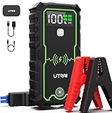 UTRAI Starthilfe Powerbank,4500A Spitzenstrom,27000mAh Auto Batterie Booster,Tragbare...