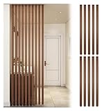 Holzlatten-Pfosten, höhenverstellbar, Raumteiler für Zuhause, Hotel, Büro, ohne Bohren,...