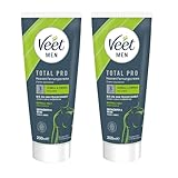 Veet Men Haarentfernungscreme für Oberkörper & Beine - Enthaarungscreme für Männer,...