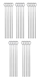 versandfuxx24 - 20x Rouladenspieß Rouladennadel 10 cm Edelstahl Grillspieß