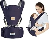 Babytrage Neugeborene mit Hüftsitz 3in1 Babytrage Ergonomisch Atmungsaktiver...