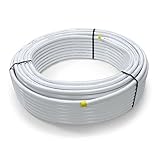 Pipetec Aluverbundrohr Aluminium Mehrschichtverbundrohr 16x2 mm 25m weiss...