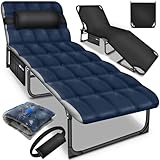 tillvex® Campingbett klappbar mit Tragetasche & Nackenkissen bis 280 kg |...