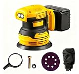 Akku-Exzenterschleifer kompatibel mit Dewalt 20V Akku, 125 mm Exzenterschleifer mit 3...