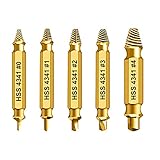 Daoxue Schraubenausdreher Set 5-teilig(Gold) - Linksausdreher Set...