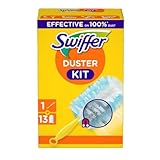 Swiffer Staubmagnet Starter-Set (1 Griff + 13 Nachfülltücher) Fängt Und Schließt 3-mal...