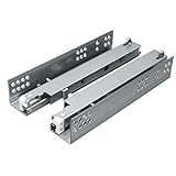 YCYHXJB 1 Paar Auszugsschienen Bodenmontage, Hydraulische Auszugsschienen mit Sanftem...