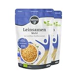 2 x borchers Bio Leinsamenmehl | Goldleinsaat | Von Natur aus Ballaststoffreich...
