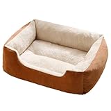 FWJUNHUYC Katzennest Hundenest Matte Kleine und Mittlere Größe Hundesofa Bett Winter...