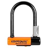 Kryptonite Evolution Mini-5 Fahrradschloss, Orange, 8 x 14 cm