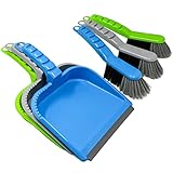 Selldorado 3X Kehrset - Kehrschaufel und Handfeger Set, Besen und Schaufel mit...