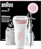Braun Silk-épil 7, Epilierer Damen / Haarentferner für langanhaltende Haarentfernung,...