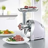 GOURMETmaxx Fleischwolf und Küchenprofi 3 in 1 | 1.000 Watt starker Fleischwolf zum...