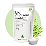 Guarkernmehl BIO 200g | Guar Gum Bio Guarkern Mehl aus kontrolliertem Anbau E412...
