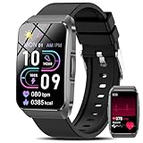 2025 Neu Smartwatch Herren Damen mit EKG/ΒΙυtｚυcker,1,57'HD Fitnessuhr mit...