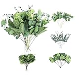 Künstliche Eukalyptuszweige, 35 künstliche Eukalyptuszweige, konservierter...