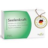DocVital® Johanniskraut L Tryptophan Tabletten hochdosiert - Innere Ruhe, gute...