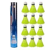 Leichter Badminton-Shuttle, langlebiges Badminton-Zubehör, Sport-Nylon-Federball,...