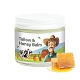 Talg- und Honigbalsam, Schlagfleischhautpflege, Gesichtsfeuchtigkeitscreme, 60 g, tief...