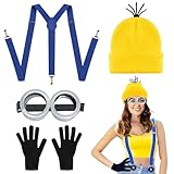 Ctxtqtdt Minio Costume Erwachsener, Halloween Kostüm Erwachsener, Minio Kostüm...