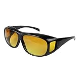 Boolavard Überzieh Nachtsichtbrille für Autofahrer, für Brillenträger,...