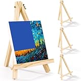 Eighosee 4er-Pack 9-Staffeleien Aus zum Bemalen Von Leinwand, Kunst, Stativ, Staffelei...