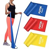Potok Fitnessbänder 3er-Set für Fitness, Reha, Gymnastik und Physiotherapie |...