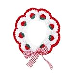 1 Stück niedliches handgewebtes Katzen- und Hundehalsband, Wollstrick-Katzenhalsband,...