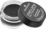 essence STAY & PLAY GEL EYELINER POT, Nr. 01, langanhaltend, hochpigmentiert, Wischfest,...