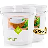 Premium Xylit Zucker 10 kg - 100% Birkenzucker Xylit - Xylit Zuckerersatz aus...