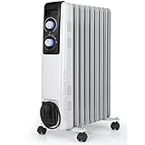 Ölheizkörper, 9 Heizkörper, hohe thermische Trägheit, maximale Leistung 2000 W, 3...