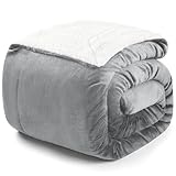 Blumtal Premium Sherpa Kuscheldecke flauschig - Wohndecke Kuscheldecke 150x200...