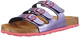 Lico Mädchen Bioline Kids Pantoletten, Lila/ Pink, 33 EU