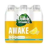 Volvic Vitamin+ Awake Zitrone – Erfrischungsgetränk mit Koffein, Magnesium und...