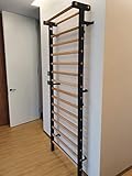 ARTIMEX Sprossenwand aus Metall/Holz für Physiotherapie und Gymnastik-Wird in Heimen,...