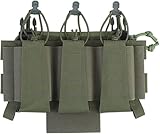 ycahowa Triple Stacker Magazintasche, Multifunktionales Taktisches Zubehör-Set,...