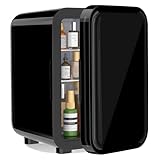 YASHE Mini-Kühlschrank, 6 Liter/8 Dosen, 220–240 V AC/DC, tragbarer thermoelektrischer...