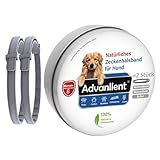 Advanllent Zeckenhalsband für Hunde 2 Stück, Flohhalsband Hunde, Floh und...